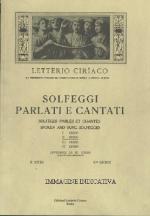 SOLFEGGI  PARLATI E CANTATI  (I CORSO)